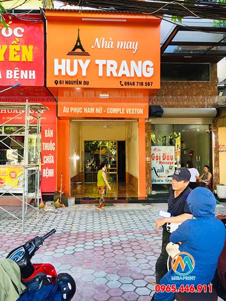 Biển quảng cáo Alu gắn chữ nổi | Thành phố Vinh Nghệ An