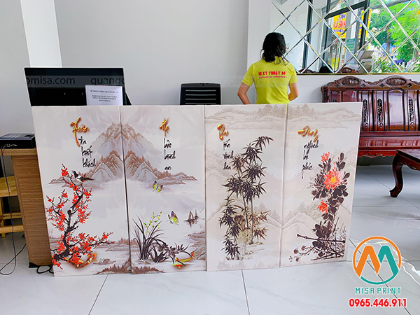 In vải Canvas siêu nét tại Vinh, Nghệ An